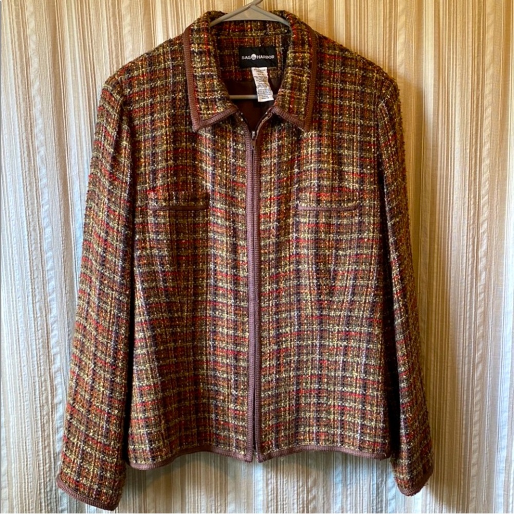 Sag Harbor Multicolor Tweed Jacket